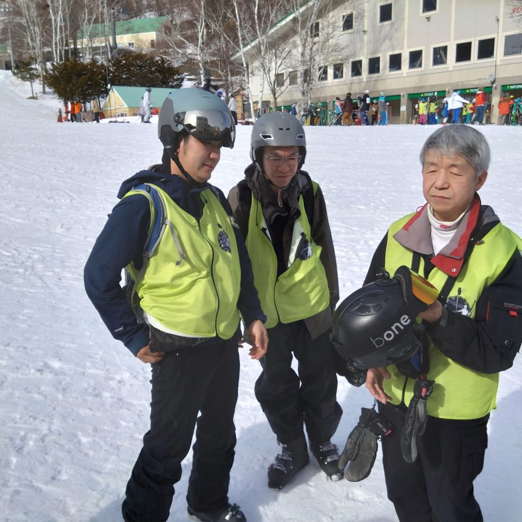 NHKの取材中の矢部会長